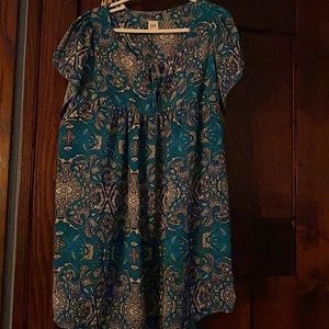 Womens peephole babydoll blouse